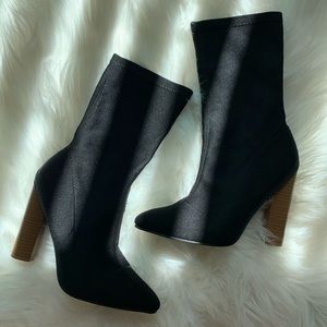 Black ankle boots